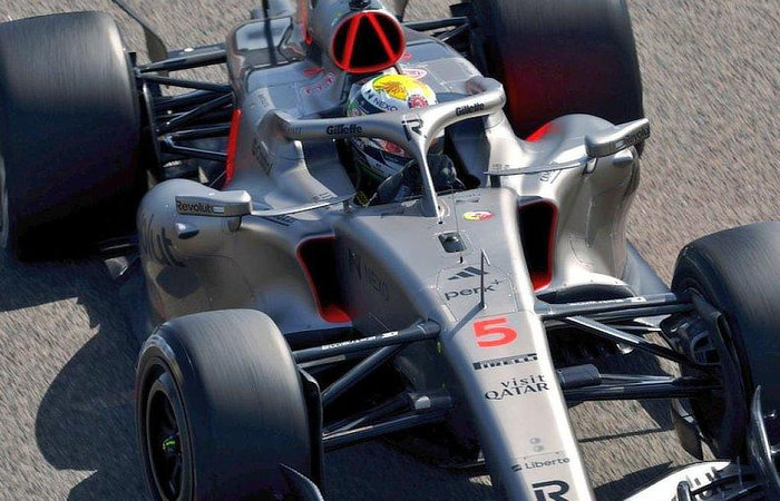 Audi F1 Side pod Test Quest -2026