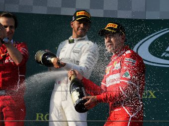 Australian-Grand-Prix-2017-Vettel-Hamilton-Podium-Champagne-Spray