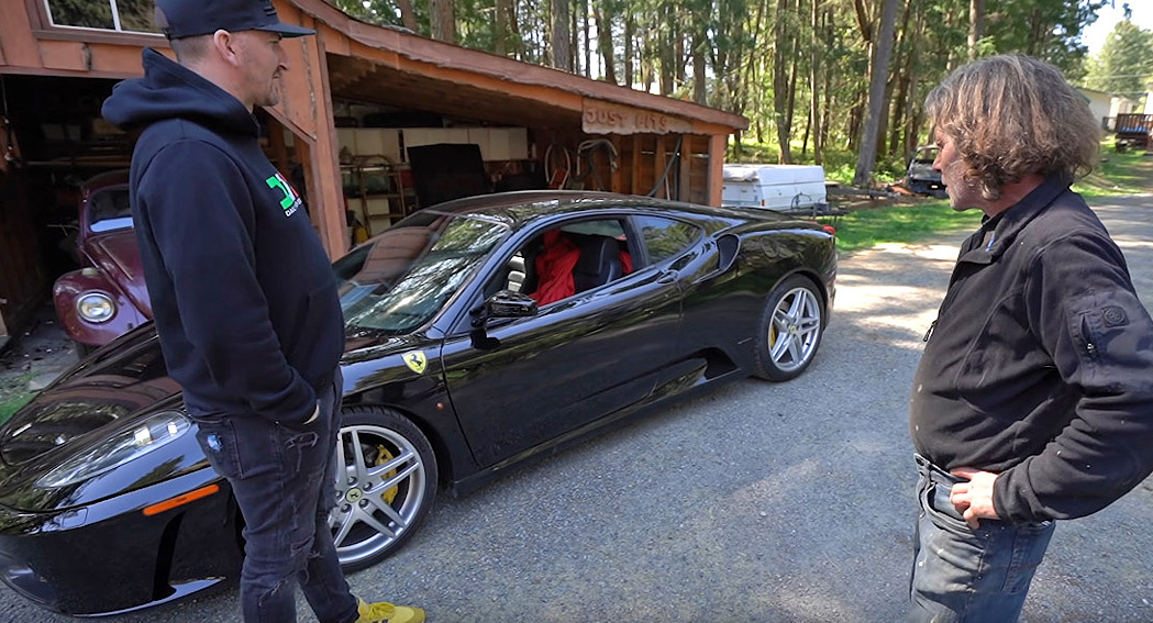 Barn Yard Ferrari F430 - Dailycarblog.com