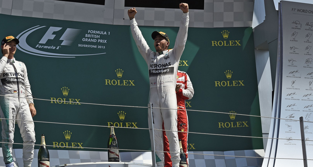British-GP-2015-Hamilton-Podium-Celebration
