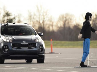 Crash test dummy pedestrian, dailycarblog