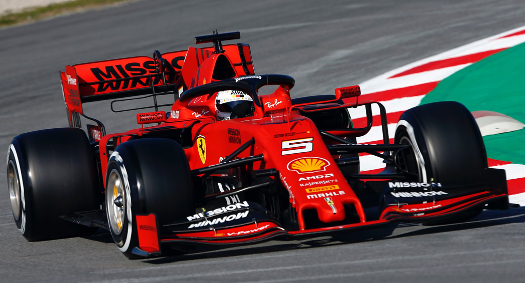 Vettel pre-season 2019 dailycarblog.com