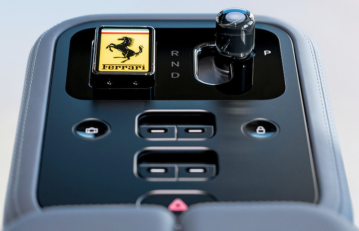 Ferrari Luce Interior Design - by Jony Ive - Center Console