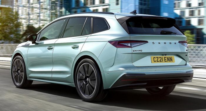 I was only following orders Enyaq - rear - dailycarblog