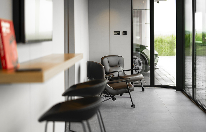 Inside The Porsche Changing Lounge Ringsheim Germany