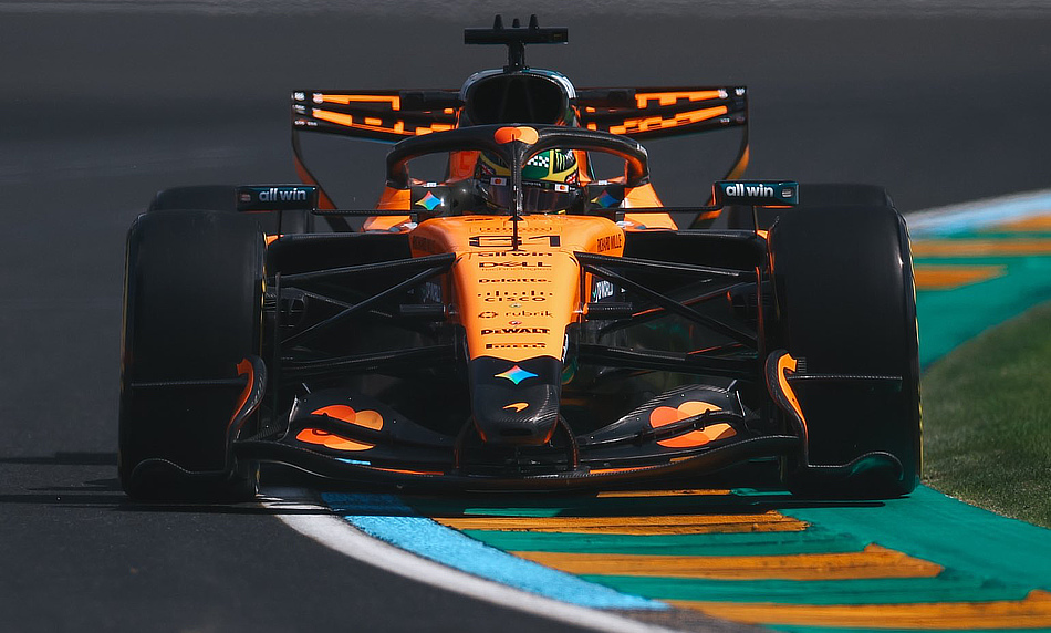 Oscar Pastry - 2026 Australian Grand Prix - Driving the 2026 spec MCL04