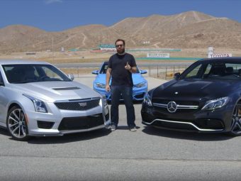 Mercedes-C63-vs-Cadillac-AST-V-Shootout