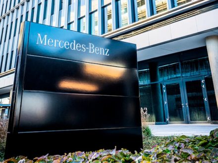 Mercedes Black Monolith