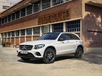 Mercedes GLC, Night Edition, White, morning, dailycarblog.com