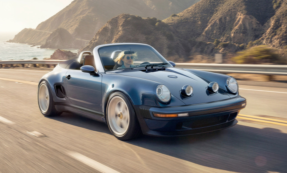 Porsche 911 Carrera Cabriolet by Singer California - Cruising