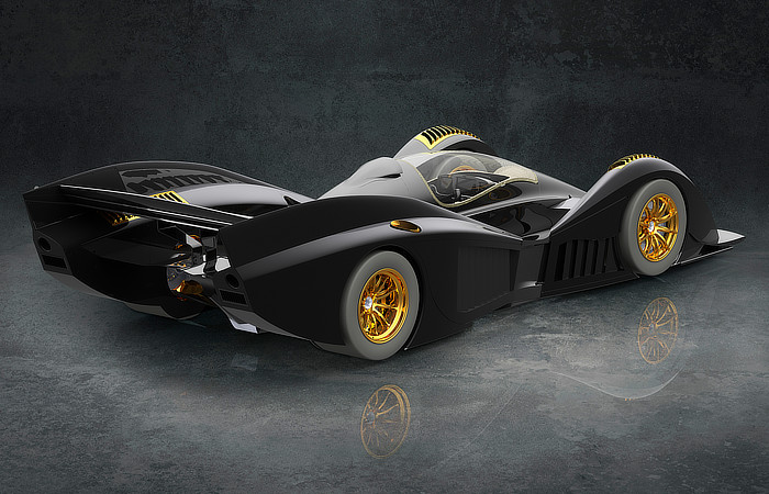 Rodin Hyper Track Car - Rear