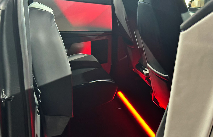 Tesla Investor Day _ Cybertruck Interior reveal - Rear II