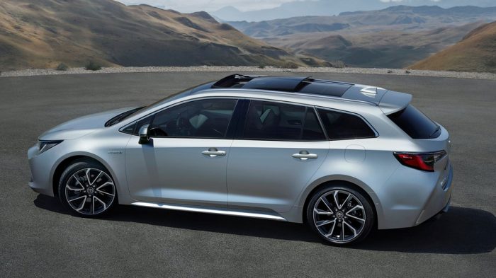 Toyota Corolla Touring estate, side view dailycarblog.com