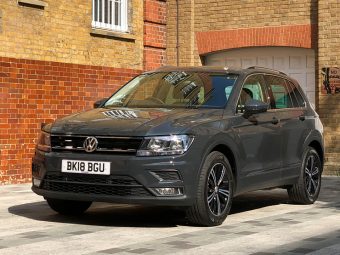 VW Tiguan Review, 2018, front, dailycarblog.com