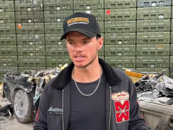 WhistlinDiesel destroys a Rolls Royce Phantom